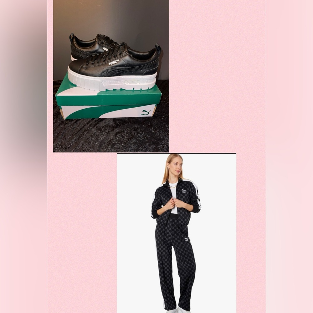 NWT PUMA TRACK SUIT & NWT PUMA SHOES- YESSS THIS IS FOR BOTH ITEMS!  Item # E